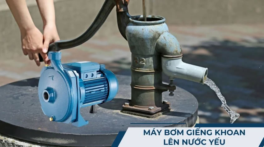 M&aacute;y bơm nước giếng khoan gia đ&igrave;nh Vinh Nghệ An	